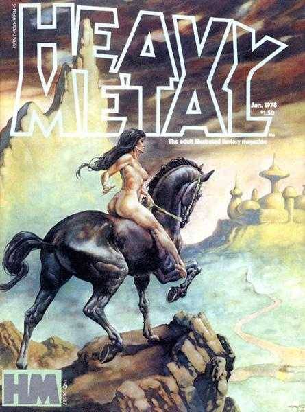 pulpsandcomics2:  “Heavy Metal Magazine” #10   cover by