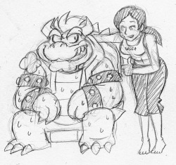 enterpraiz:  I think her presence is the explanation for Bowser’s