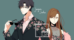 natural0g: five floral families AU🌺 : don jumin & his