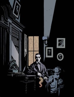 Mike Mignola, 1999  Cover art for Dark Horse Presents #142: A
