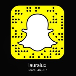 come be my snapchat friend too if u like! i’m @ lauralux