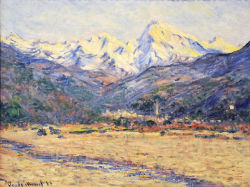 claudemonet-art:  The Valley of the Nervia, 1884 Claude Monet