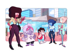 smilequotas:  Gems’ Day Out! Lapis is not sure how she should