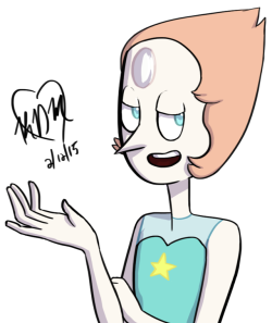 kaitlyndrawsmanga:  Made a Pearl.Cause Pearl is cool. OUOGonna