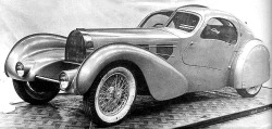 carsthatnevermadeitetc:  Bugatti Type 57 AÃ©rolithe concept,