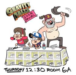 themysteryofgravityfalls:  If you’re going to SDCC 2015, be