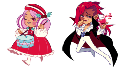 luckyblackcatxiii:  Some Cookie Run stickers I finished for AX!