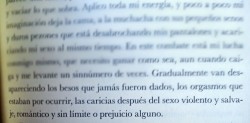 “Las caricias despues del sexo violento y salvaje, romántico