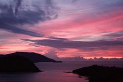 softwaring:  Purple Sunset on Sabang, First Island of Indonesia.