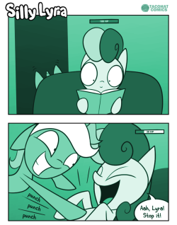 sillylyracomic:   Violent minty unicorn punches sweet and innocent