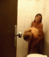 project-enf:  Two Embarrassed Girl in Shower
