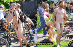 spycamfromguys:  WNBR guys outdoorhttp://www.spycamfromguys.com/naked-men-in-public/wnbr-naked-guys-with-their-bikes/