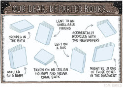 wetorturedsomefolks:  newyorker:  An illustration by Tom Gauld.