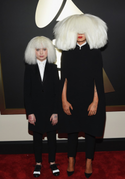 2/8/15 - Sia + Maddie Ziegler at The 57th Annual GRAMMY Awards