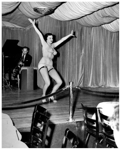 Lili Lamont busts a move, during a performance at an unidentified
