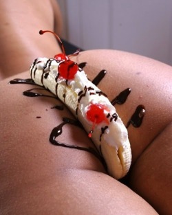femdomgames:  It is his birthday today so he gets to have dessert.