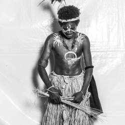 New Caledonian man, photographed at the Festival de las Artes
