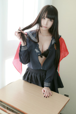 Cute Cosplay Girl Lecha [School Girl Uniform] 1-5