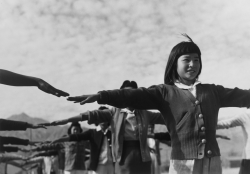 bygoneamericana:  Calisthenics at the Manzanar War Relocation