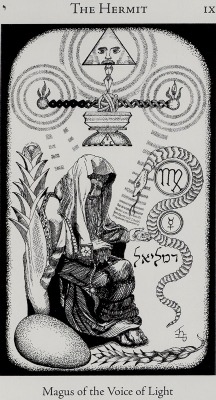 theatomicswampwitch:  The Hermit from the Hermetic Tarot by Godfrey
