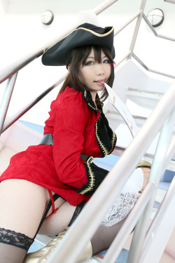 Cute Cosplay Girl Higurashi Rin (Pirate Girl) 1-3