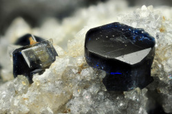 themineralogist:  Osumilite - a very rare hydrate potassium-sodium-iron-magnesium-aluminium
