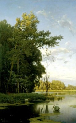 russian-painting:  Vladimir Donatovich Orlovsky - The lake