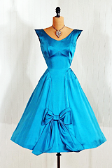 vintagegal:  1950s Prom and Party Dresses: Blue 