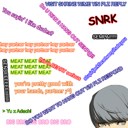 Yu Narukami vs. The Memes Just because tumblr and 4chan don’t