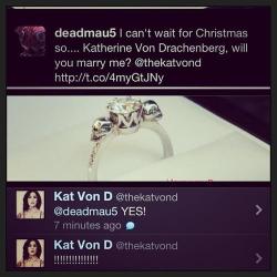 deadmau5 and kat von d all i can say about this post is “WOW”