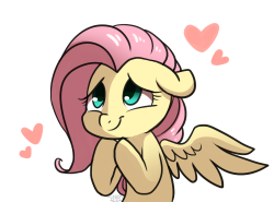 mr–degradation:peachiepone:Flutters for a friend! <3<3Cuuuuute~