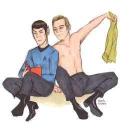 tarsusingkirk:  Happy Kirk Spock Day by Konstance 