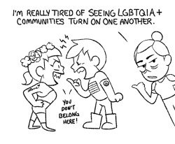 dresdoodles: I’m tired of seeing biphobic lesbians, transphobic