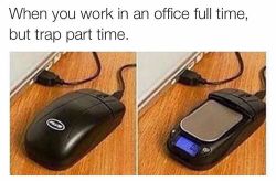 Now you know. #trapqueen #officelife