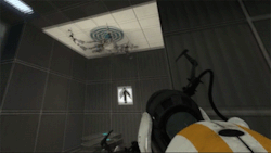 nightxd:  Playing Portal with friends 