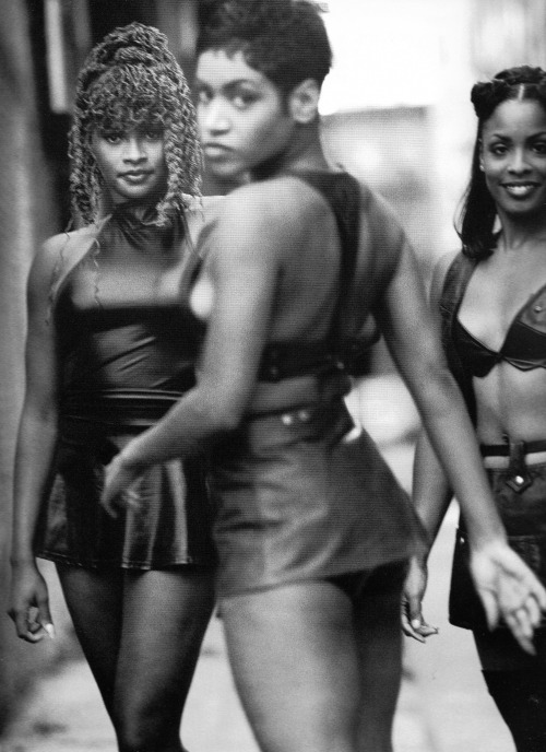 24kblk:  salt-n-pepa by mark seliger for very necessary, 1997