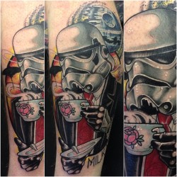 neildransfieldtattoo:  Had an awesome day today cheers rich.
