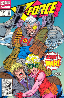 comicbookcovers:  X-Force #7, February 1992, cover by Rob Liefeld