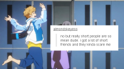 reiharurin:nagisa and makoto + text posts caps are from free-caps!