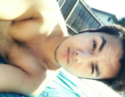 Just tanning now. Lol