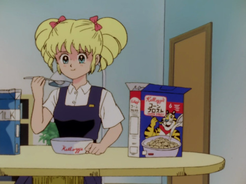 80sanime:  Idol Densetsu Eriko has some of the most blatant advertising