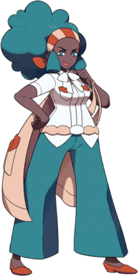 lesserknownwaifus: Lenora from Pokemon Black/White, and Pokemon