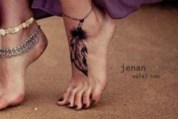 tattooednbeautiful:  Need some tattoo ideas for your feet? Check