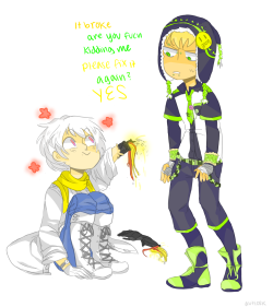 artiosk:  noiz’s outfit is hella ridiculous 