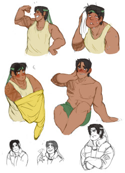 chibichangas: if i dont draw the hunk fanservice then WHO WILL, VOLTRON FANDOM WHO WILL 