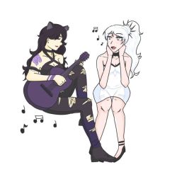 Blake doesn’t need the smoke right now~Love the new rwby rock