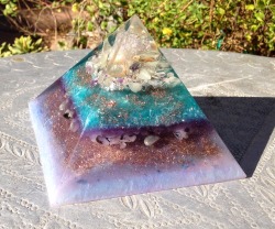 earthshinefairy:  Orgone Pyramid by Violet Flame Orgone LA (click