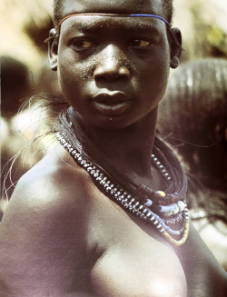 African girl, from African Visions: The Diary of an African