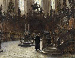 catonhottinroof:   Adolph von Menzel Das Chorgestühl im Dom