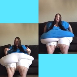 ssbbwvanillahippo:And here we have a VanillaHippo and her belly